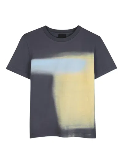 Givenchy Kids' Short-sleeve Graphic Print T-shirt In Gray