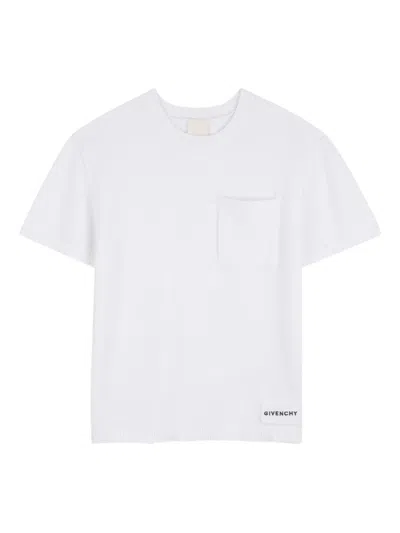 Givenchy Kids' Short-sleeve Pocket T-shirt In White