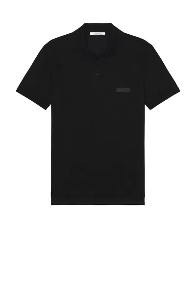 Givenchy Short Sleeve Polo In Black