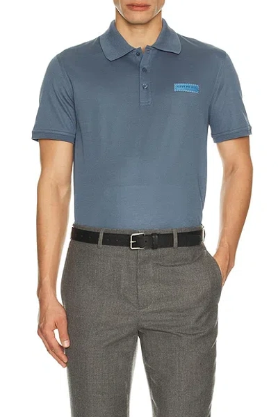Givenchy Short Sleeve Polo Regular Fit In Blue