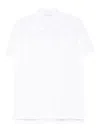 Givenchy Cotton Polo Shirt Featuring Short Sleeves And Collar In White