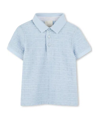 Givenchy Short Sleeve Polo Shirt In Blue