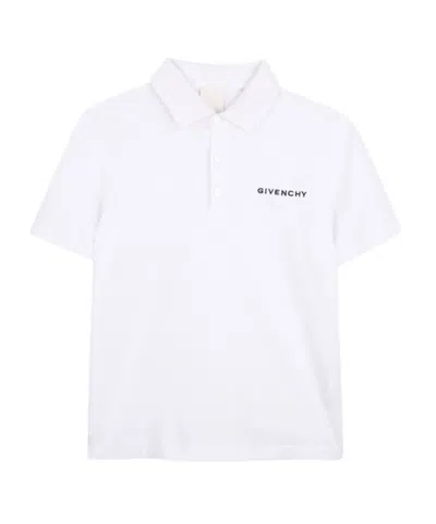GIVENCHY GIVENCHY KIDS SHORT-SLEEVED LOGO PRINTED POLO SHIRT