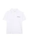 Givenchy Kids Polo Maniche Corte In White