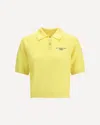 Givenchy Polo Top In Wool And Cashmere In Yellow
