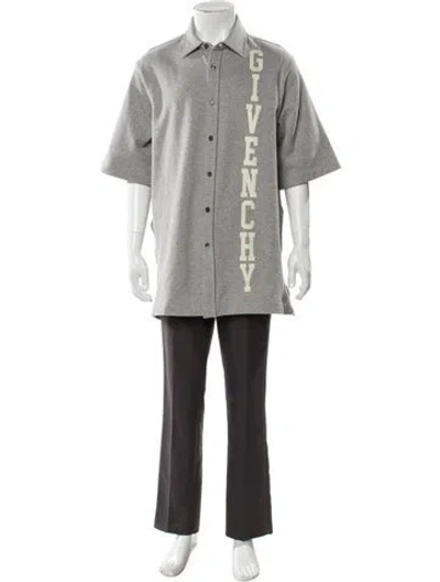 Pre-owned Givenchy Short Sleeve Shirt In Gray