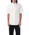 Givenchy Collared Short-sleeve Shirt In White