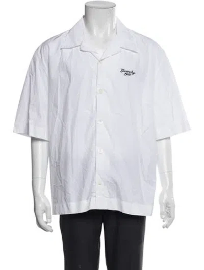 Pre-owned Givenchy Short Sleeve Shirt In White