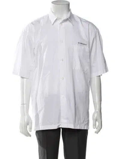 Pre-owned Givenchy Short Sleeve Shirt In White