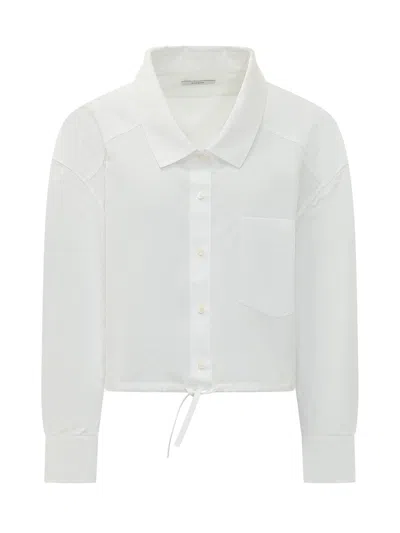 Givenchy Short Sleeve Shirt With Collar And Pockets In White