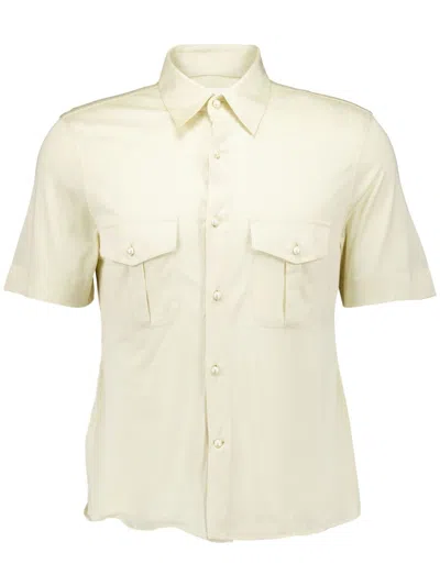 GIVENCHY SHORT-SLEEVE SILK SHIRT