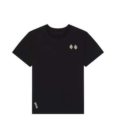 GIVENCHY T-SHIRT IN COTTON WITH PATCHES
