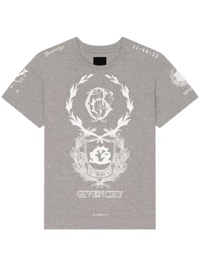 Givenchy Short-sleeve T-shirt In Gray