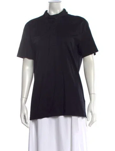 Pre-owned Givenchy Short Sleeve Top In Black