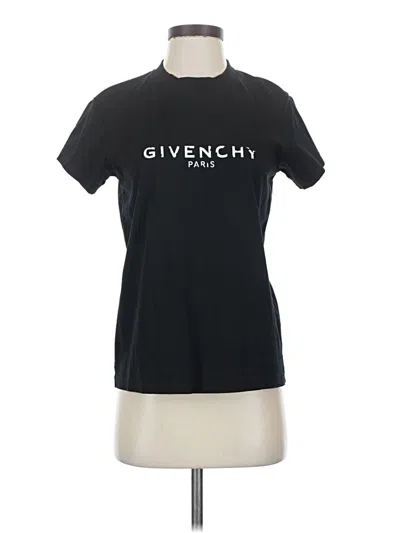 Pre-owned Givenchy Short Sleeve T-shirt In Black