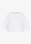 Givenchy Short-sleeved Cropped Shirt In White