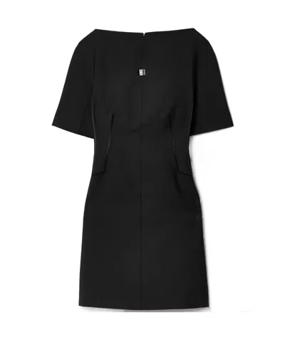 Givenchy Short-sleeved Dress In Black