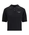 Givenchy Wool And Cashmere Polo Sweater In Black