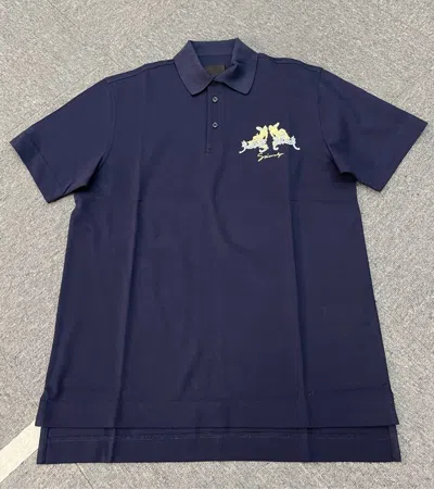 Givenchy Short-sleeved Polo Shirt In Blue