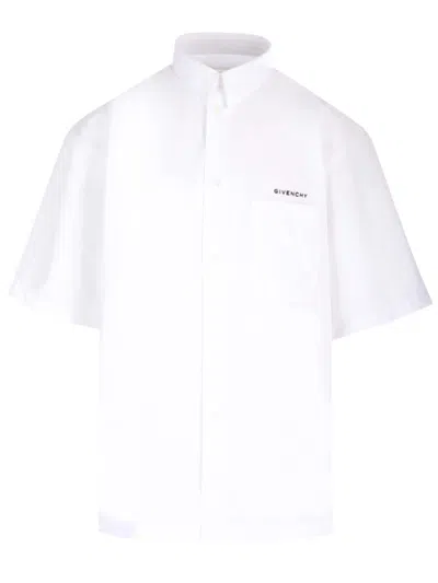 Givenchy Short-sleeved Shirt In Bianco