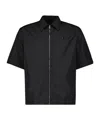 Givenchy Chemise Zippée À Détail 4g In Black