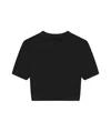 Givenchy Cropped Sweater In Monogram 72 Jacquard In Black