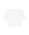 Givenchy Cropped Sweater In Monogram 72 Jacquard In White