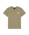 Givenchy T-shirt In Knit With Unicorn Embroidery In Almond Green