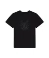Givenchy T-shirt En Coton Avec Broderie Hg In Black