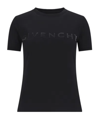 GIVENCHY GIVENCHY LOGO PRINTED CREWNECK T-SHIRT