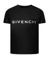 Givenchy Black T-shirt For Kids With Logo In Black