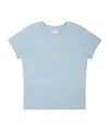 Givenchy Light Blue T-shirt For Baby Boy With Logo In Blue