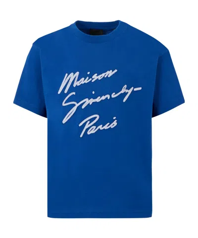 Givenchy Short-sleeved T-shirt In Blue