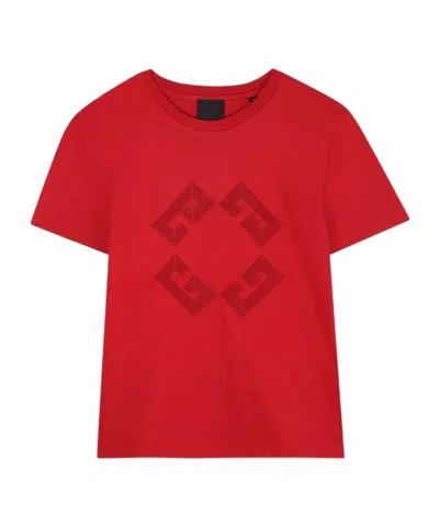 Givenchy Kids' Short-sleeved T-shirt In Red