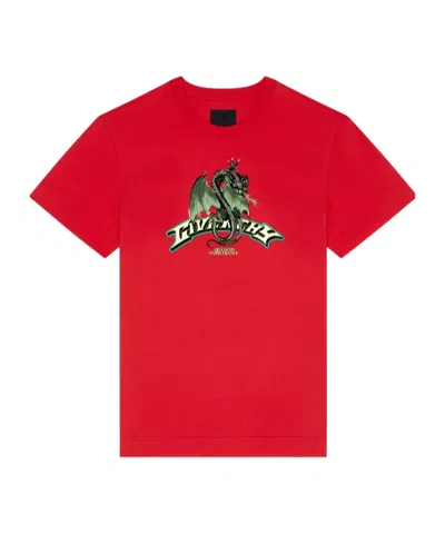 Givenchy Short-sleeved T-shirt In Red