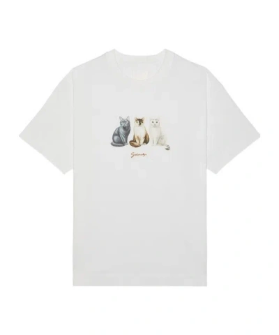 GIVENCHY CATS-PRINT T-SHIRT