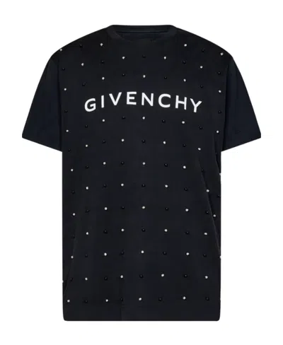 Givenchy Short-sleeved T-shirt With Round Neck In Black