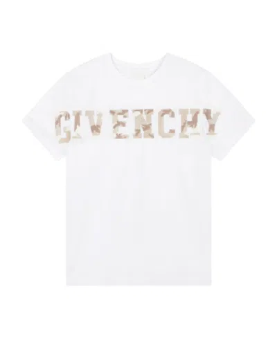 Givenchy Short-sleeved T-shirt With Round Neck In White