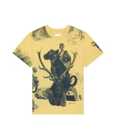 Givenchy Short-sleeved T-shirt In Yellow