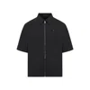 Givenchy Chemise Zippée À Détail 4g In Black