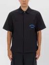 Givenchy Short Sleeves Chest Pockets Shirt In Black