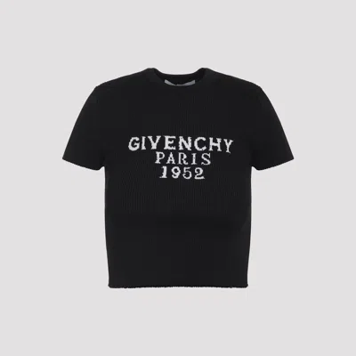 GIVENCHY SHORT SLEEVES CROP TOP