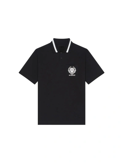 Givenchy Short Sleeves Polo With Casual Pocket In Black