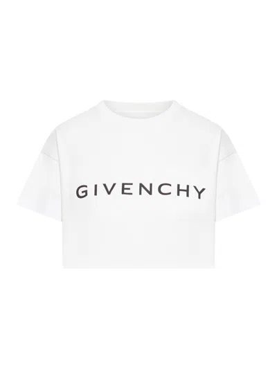 Givenchy Short T-shirt In Cotton In White