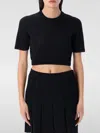 Givenchy Cropped Sweater In Monogram 72 Jacquard In Black