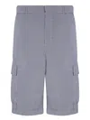 Givenchy Cargo Bermuda Shorts In Gray