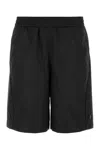 Givenchy Bermuda Shorts With Elastic Waistband And Back Pocket In Black