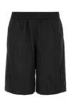 Givenchy Bermuda Shorts With Elastic Waistband And Back Pocket In Black