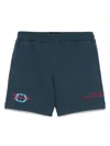 Givenchy Waistband Elastic Pockets Side Back In Blue