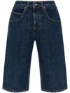 Givenchy Denim Bermuda Short In Blue